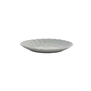 Pastel Grey Dinner Plate - Height 2.5 cm | diameter 27.5 cm | Hand Painted | Hand Textured |  Set of 1 | Ceramic | Ideal for serving a full meal - PotteryDen