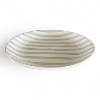 Summer Minimalist Ceramic Dinner Plate - Height 2.5 cm | diameter 26 cm | Hand Painted | Hand Textured |  Set of 1 | Ideal for serving a full meal - PotteryDen