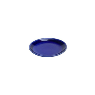 Blue shaded quarter plate - Height 2 cm | diameter 18 cm | Hand Painted | Hand Textured |  Set of 1 | Ceramic | Ideal next to the dinner plate or serving snacks, small food items - PotteryDen