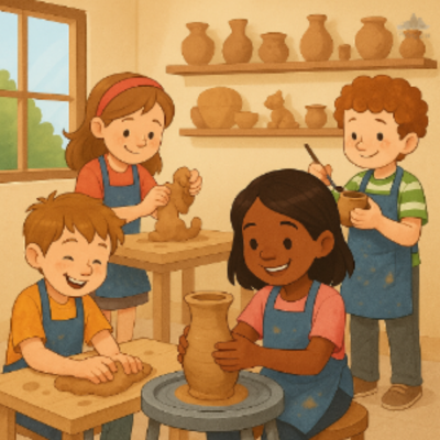 Kids Pottery Summer Camp - Hand-Painted Ceramics for Kids
