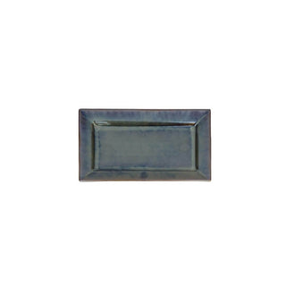 Small rectangular olive green platter  - Hand Painted | Hand Textured |  Set of 1 | Ceramic | Ideal for serving food items - PotteryDen